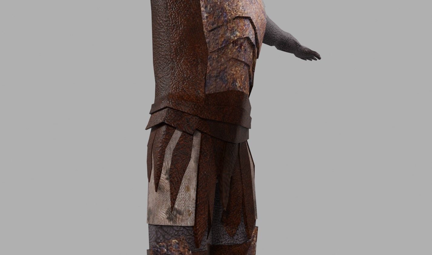 Orc Animated compatible with Mixamo Low-poly 3D model_5