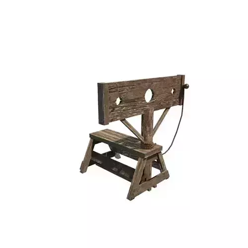 Stocks Low-poly 3D model