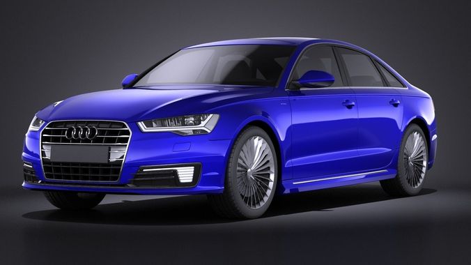 Audi A6L e-tron 2017 VRAY 3D model