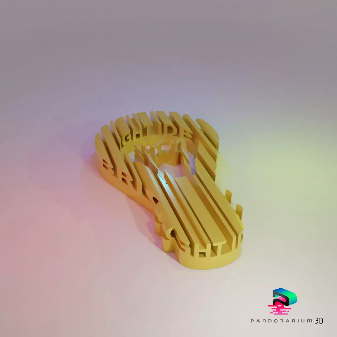 3D Word Shape - Bright Ideas 3D print model_0
