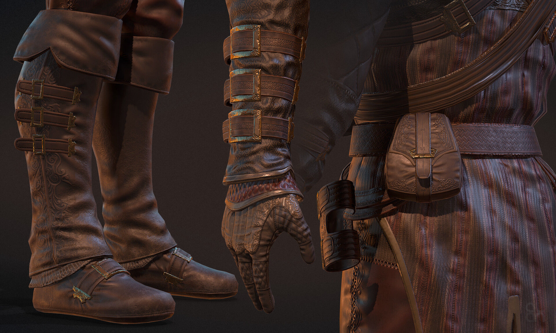 The Plague Doctor Low-poly 3D model_4