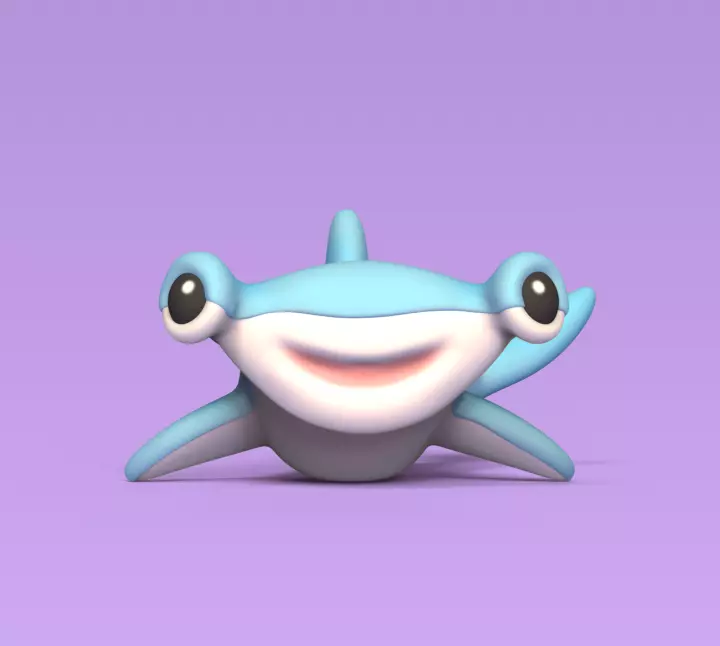 Hammer Shark 3D print model_0