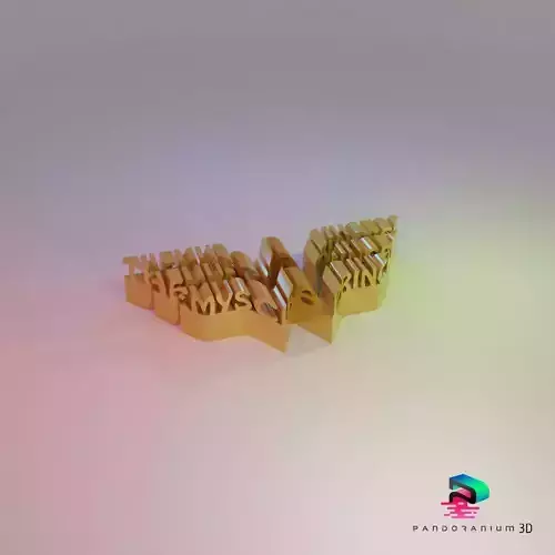 3D Word Shape - Themyscira Princess