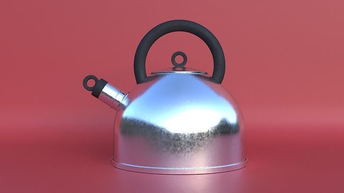 Stainless Steel Kettle 3D model