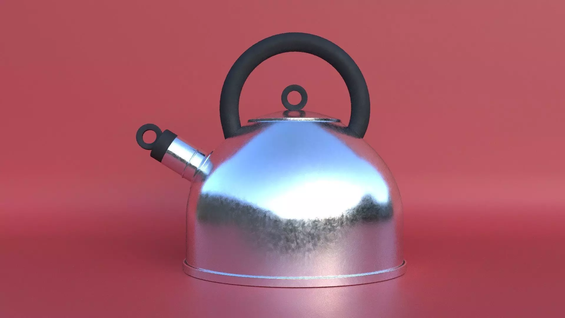 Stainless Steel Kettle 3D model_0