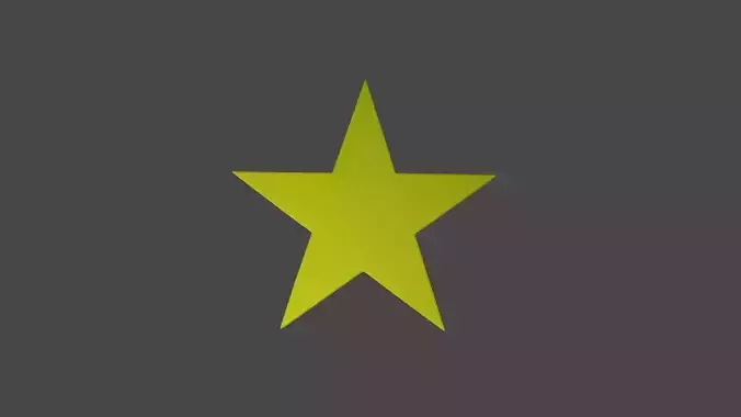 Star lowpoly