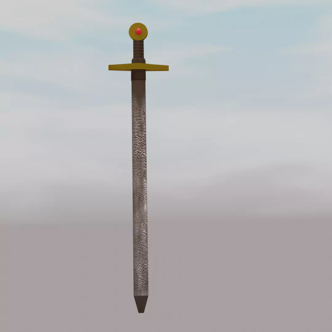 Sword 3D model 3D print model_0