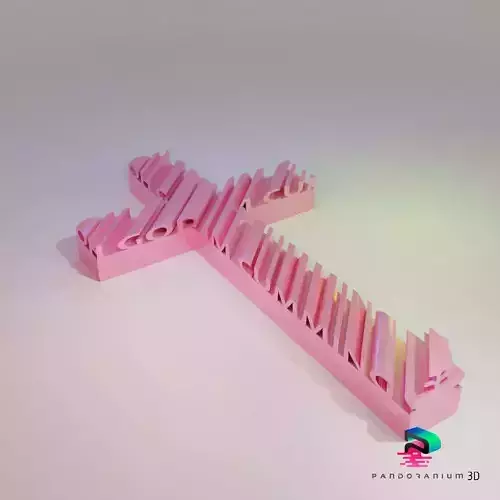 3D WORD SHAPE - FUNNY CROSS OH GOD IM CUMMING 3D print model