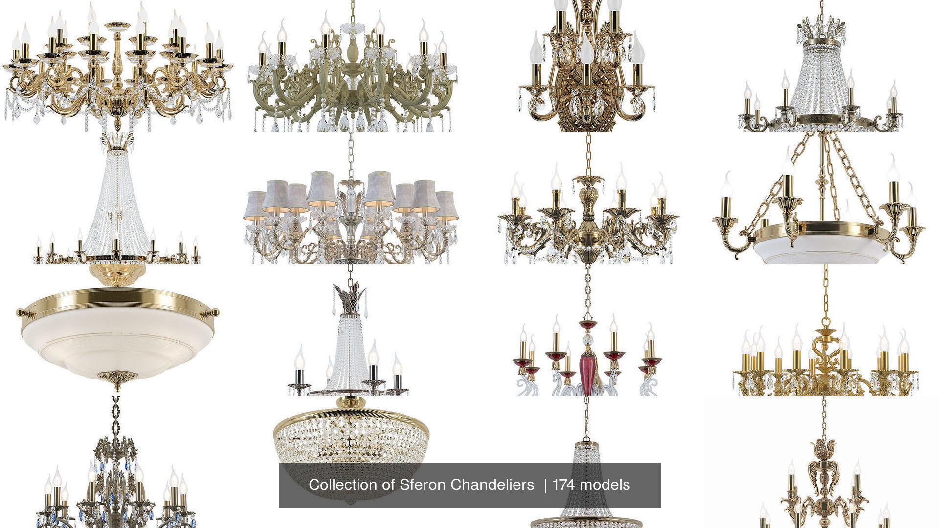 Collection of Sferon Chandeliers  _4