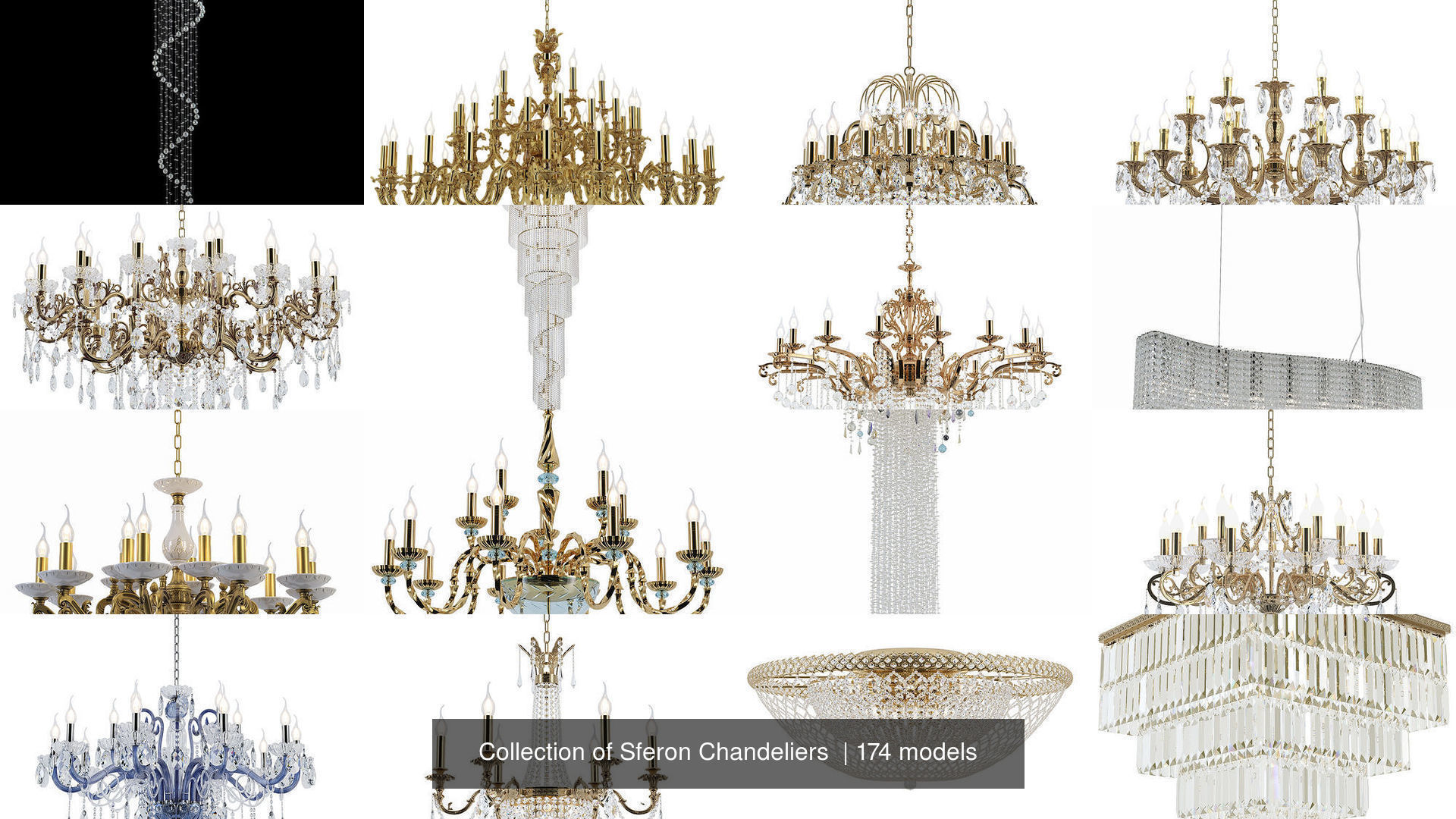 Collection of Sferon Chandeliers  _2