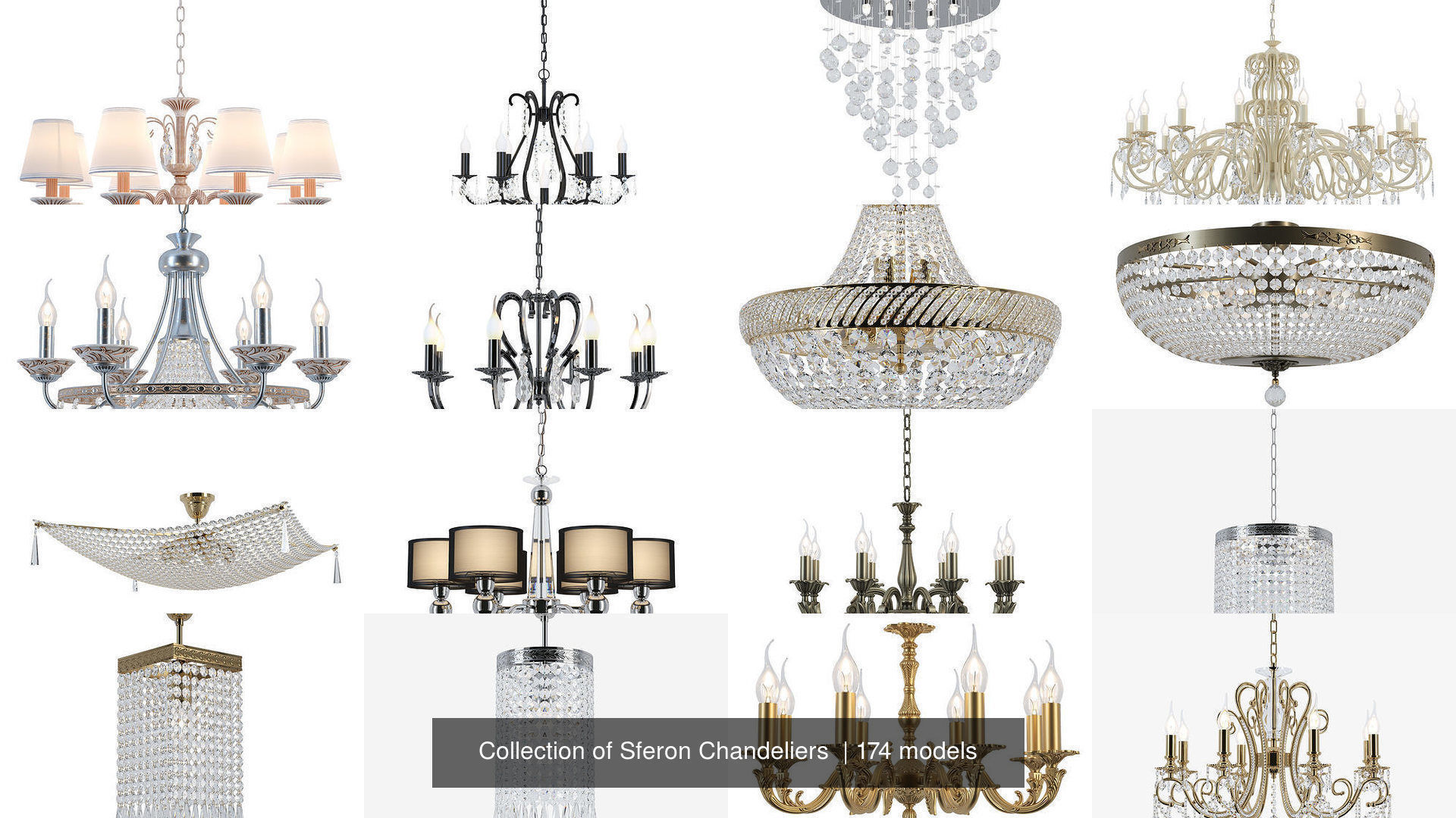 Collection of Sferon Chandeliers  _10
