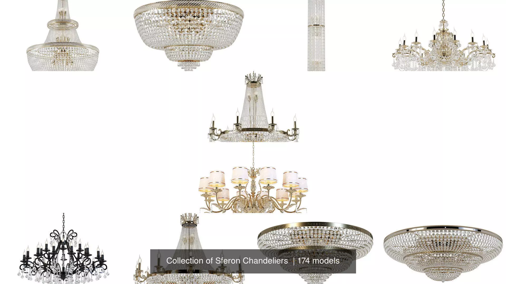 Collection of Sferon Chandeliers  _0