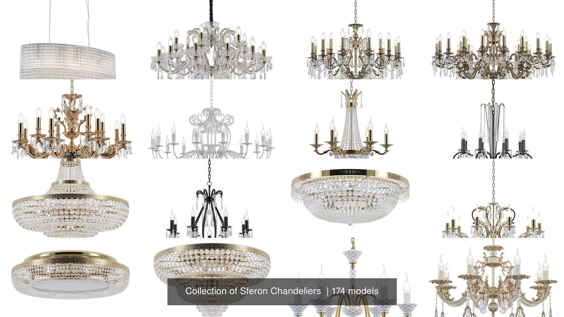 Collection of Sferon Chandeliers  _14