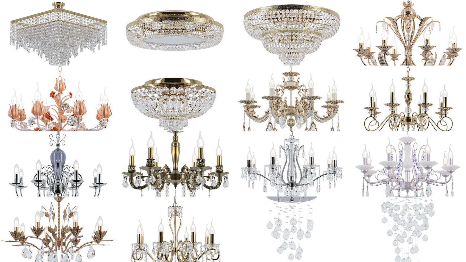 Collection of Sferon Chandeliers  _17