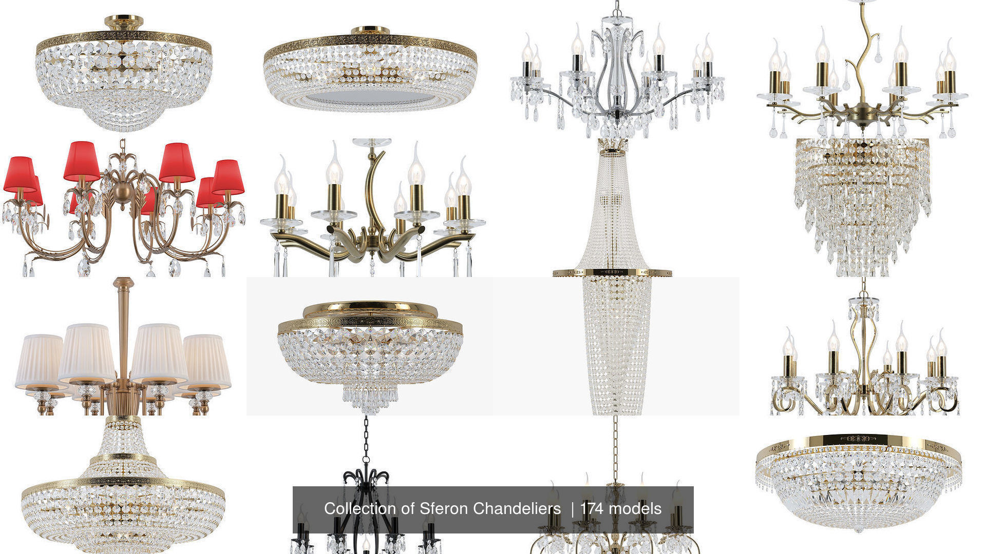 Collection of Sferon Chandeliers  _16