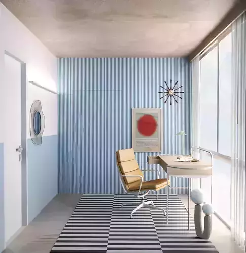 HOMEOFFICE - READY TO RENDER - VRAY