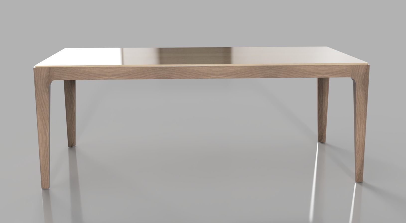 Porada Ziggy Dining Table 3D model_2