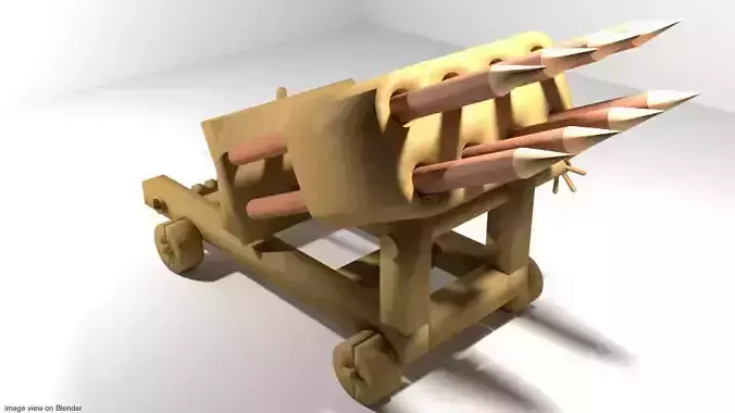 Medieval War Machine - Multi Arch 3D model