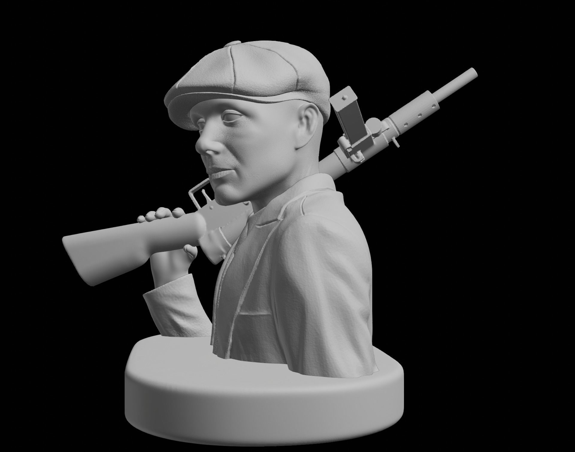 Thomas Shelby Bust 3D print model_4