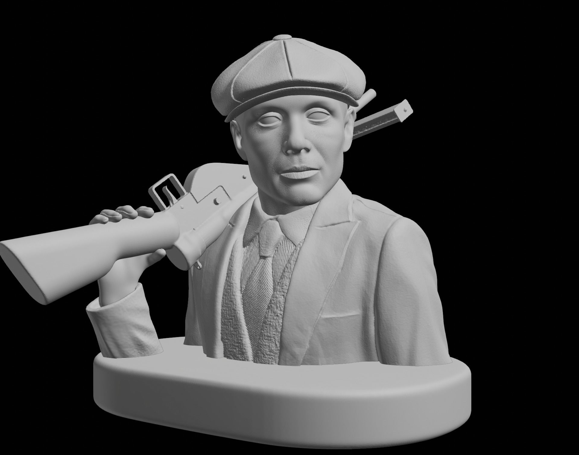 Thomas Shelby Bust 3D print model_5