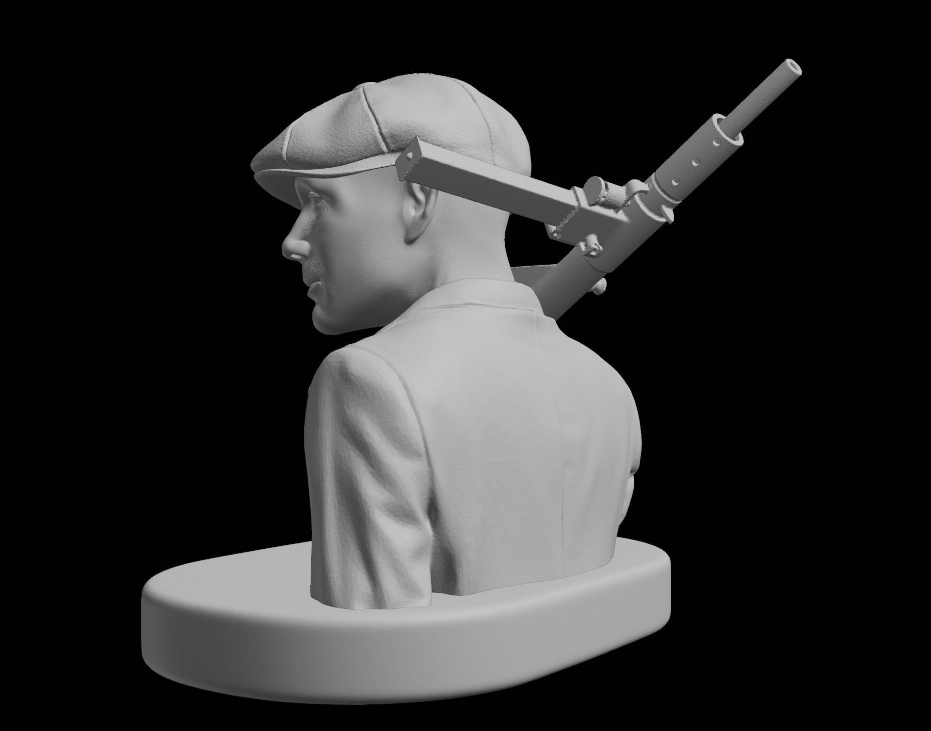 Thomas Shelby Bust 3D print model_3