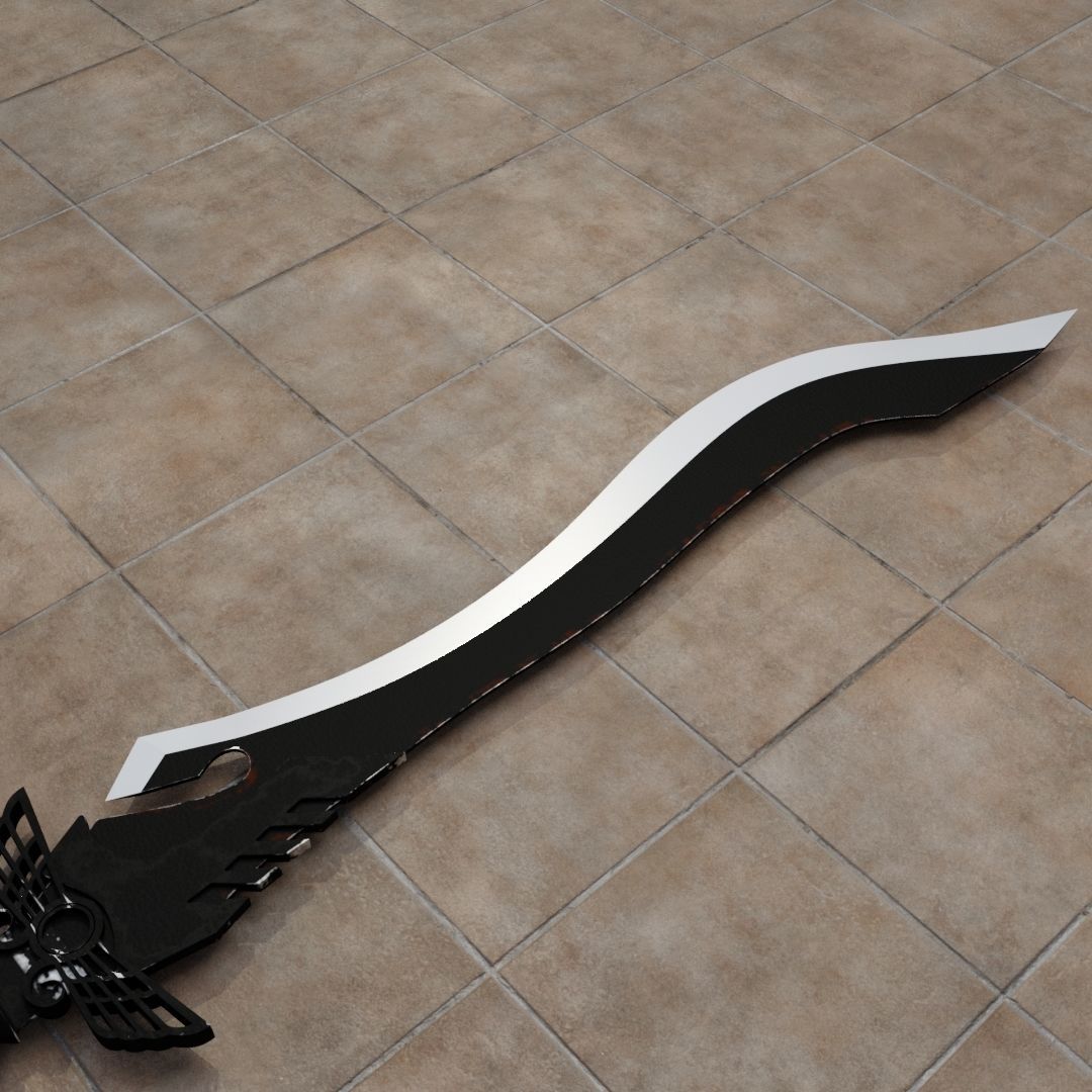 King Sword 3D model_1