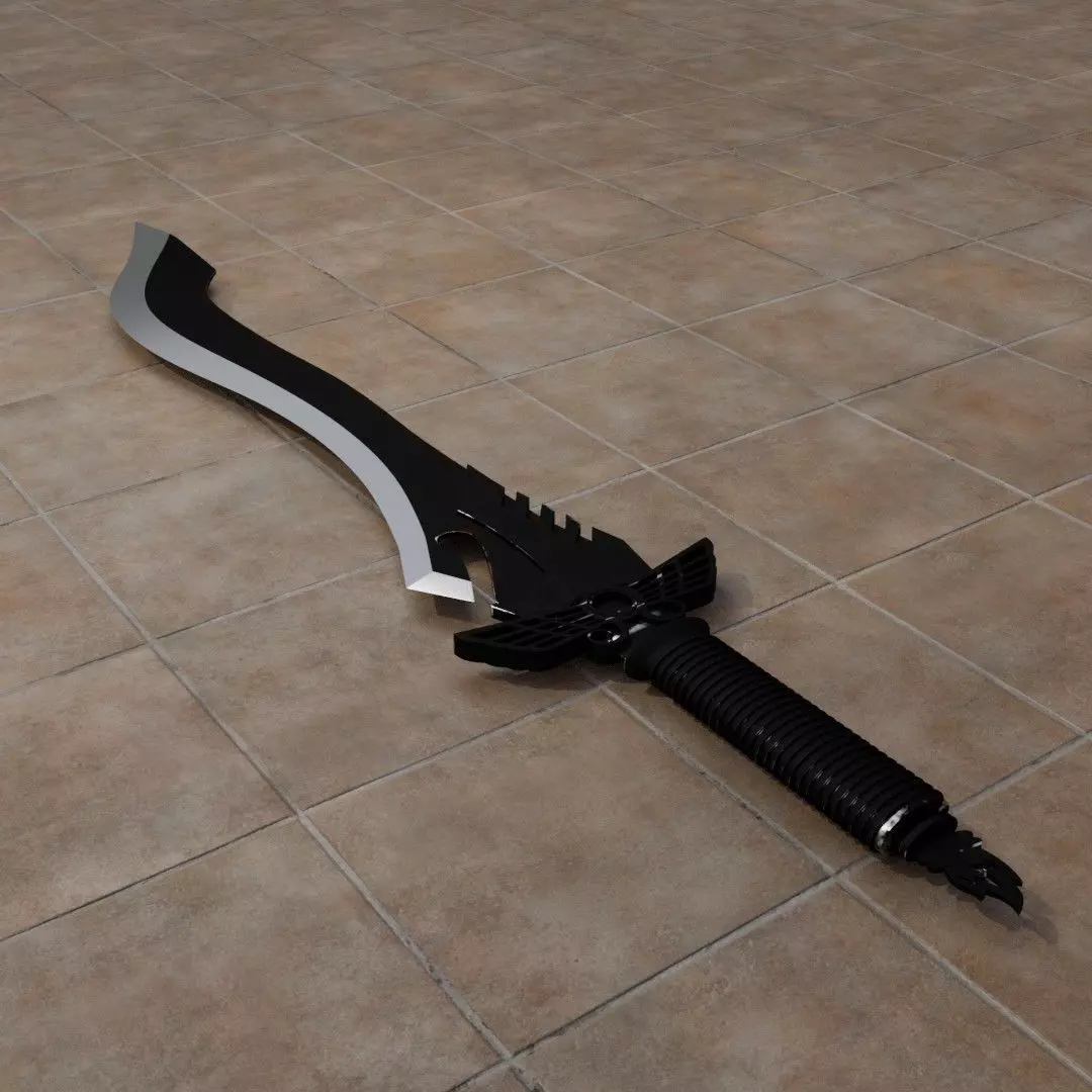 King Sword 3D model_0