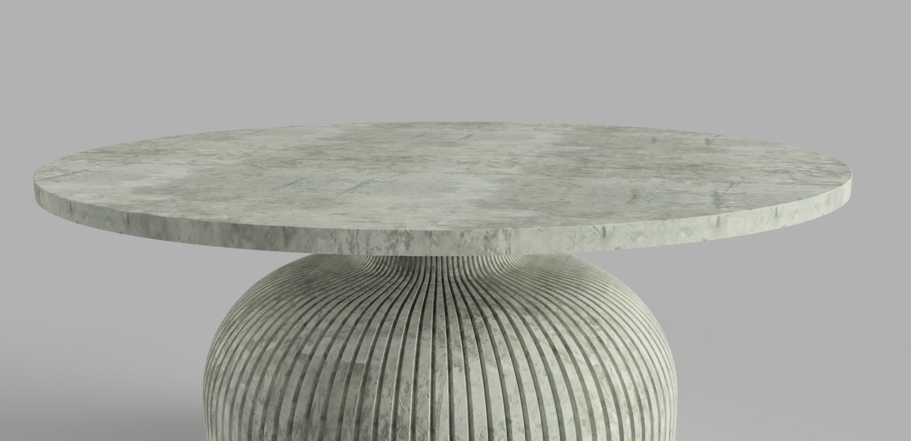 Tambor concrete coffee table 3D model_2