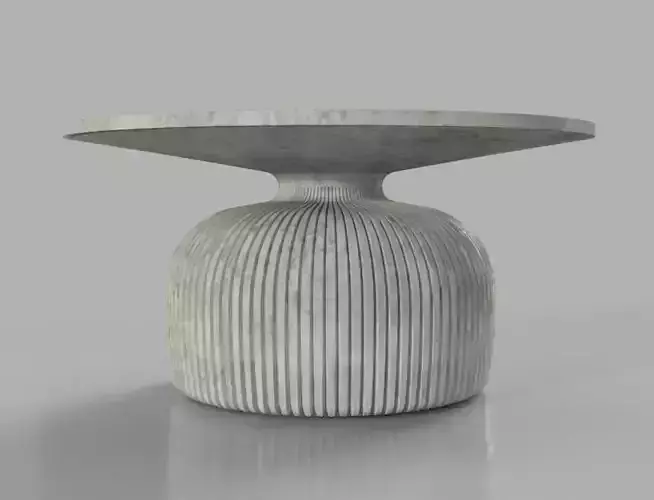 Tambor concrete coffee table 3D model