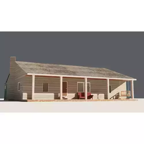 Will Byers House from Stranger Things Free low-poly 3D model