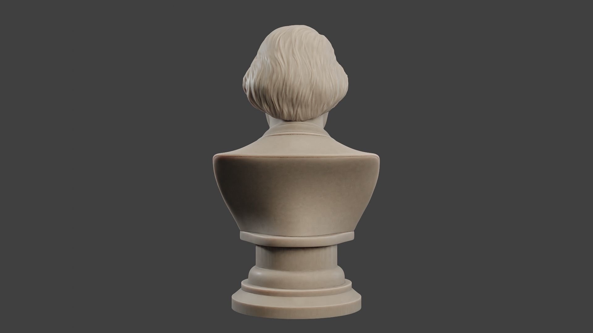 Jean Eugene Robert Houdin Bust 3D print model_6