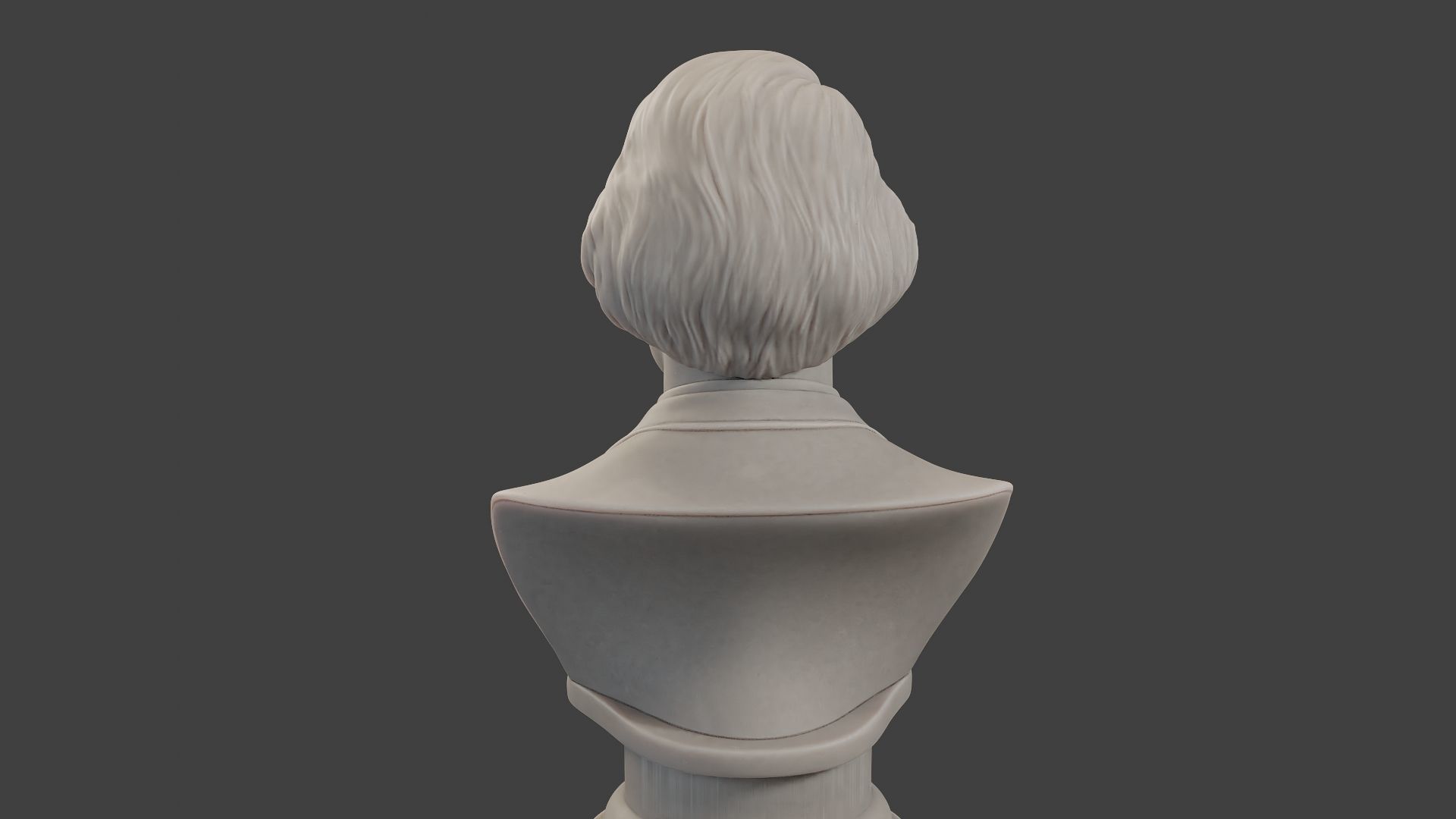 Jean Eugene Robert Houdin Bust 3D print model_21