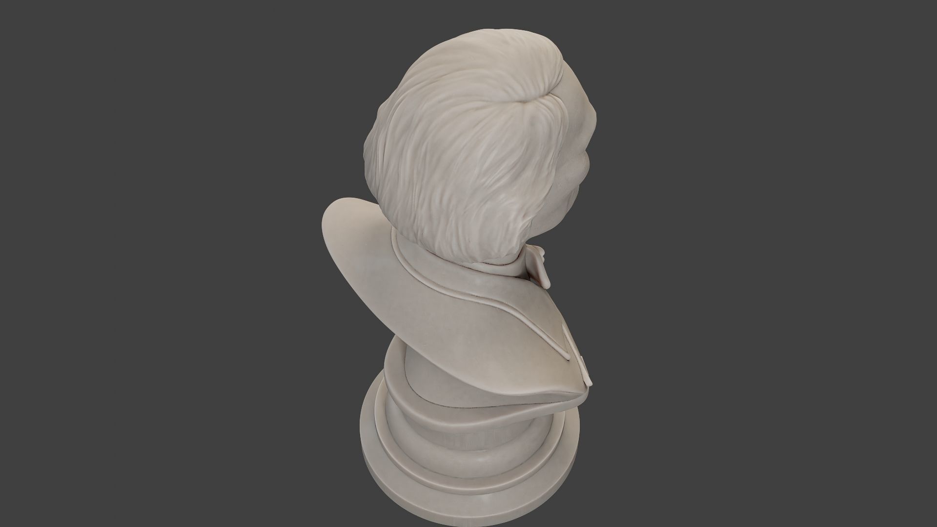 Jean Eugene Robert Houdin Bust 3D print model_22