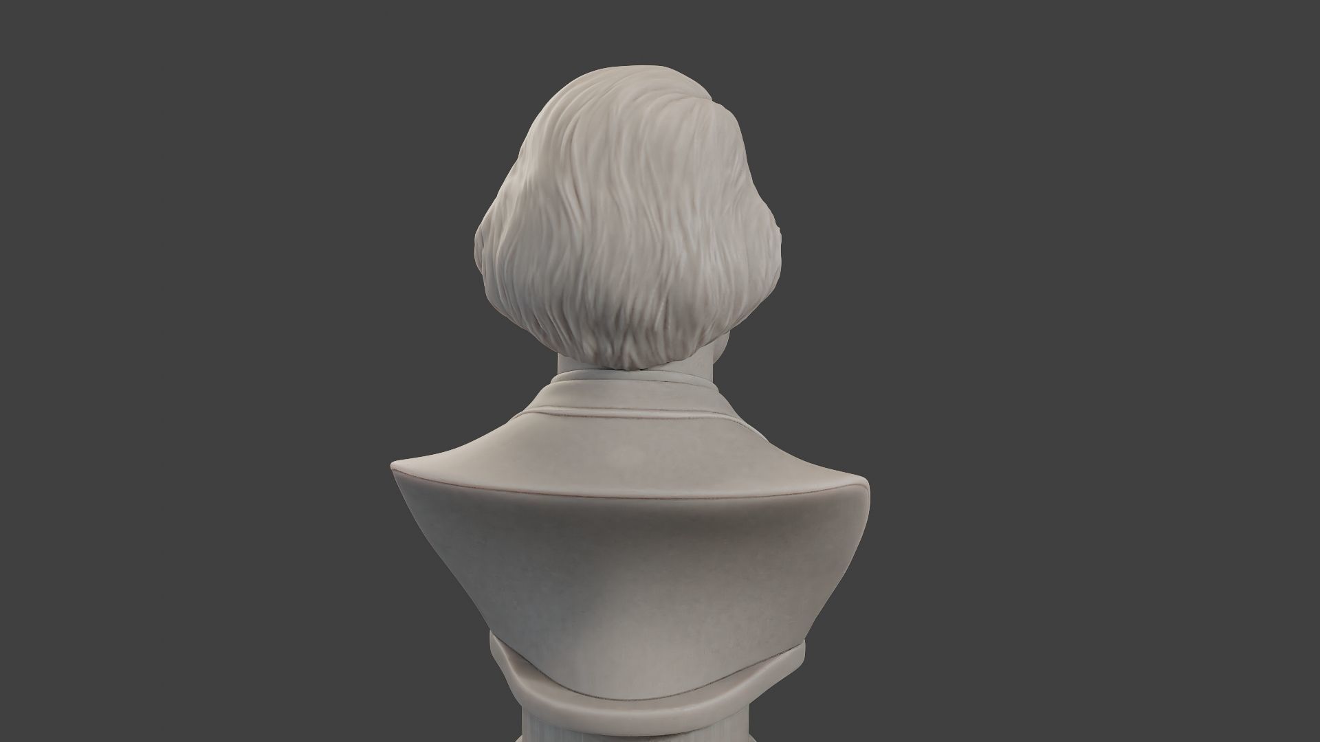 Jean Eugene Robert Houdin Bust 3D print model_25
