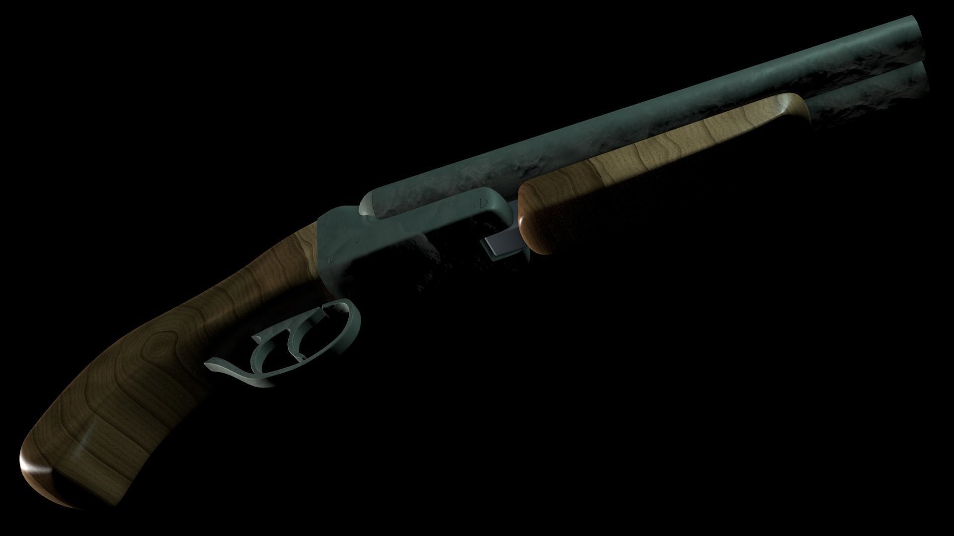 Sawn-Off Double Barrel 3D model_2