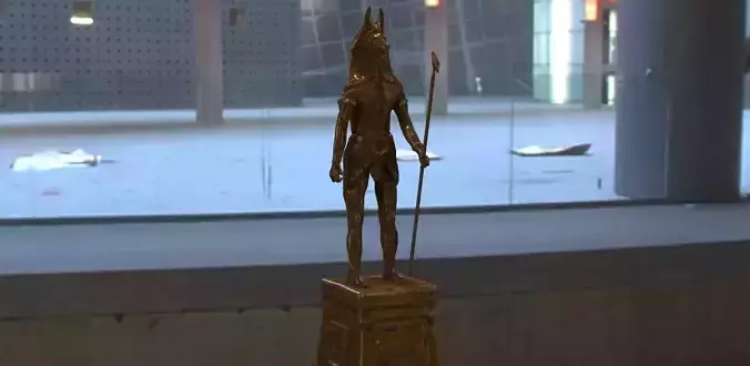 Anubis Statue 3D model