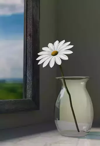 Flower Still Life 3D model