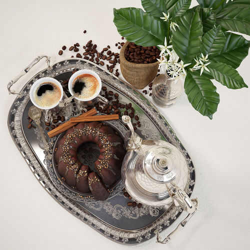 coffee with cake 3D model