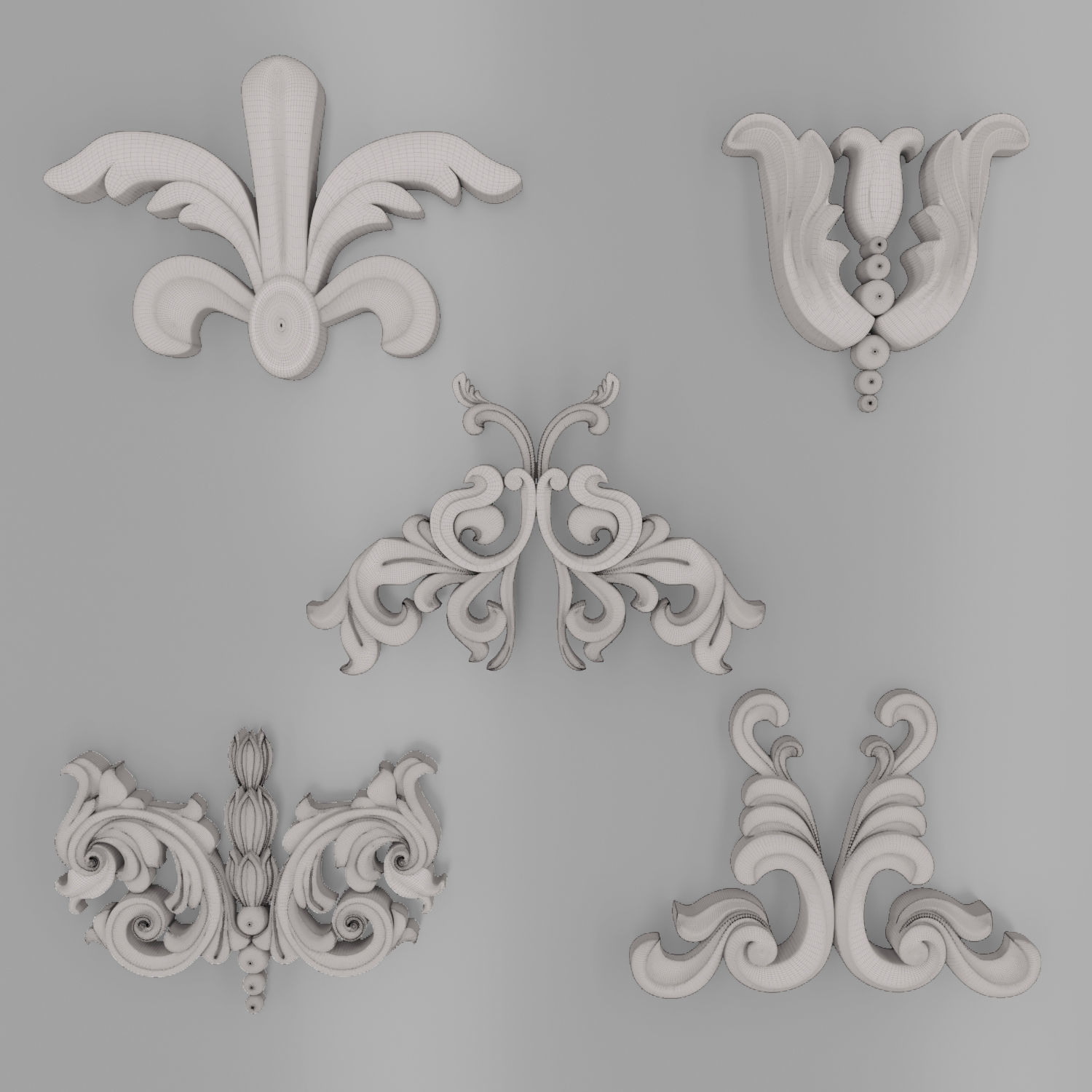 Trim Ornament 93 3D model_1