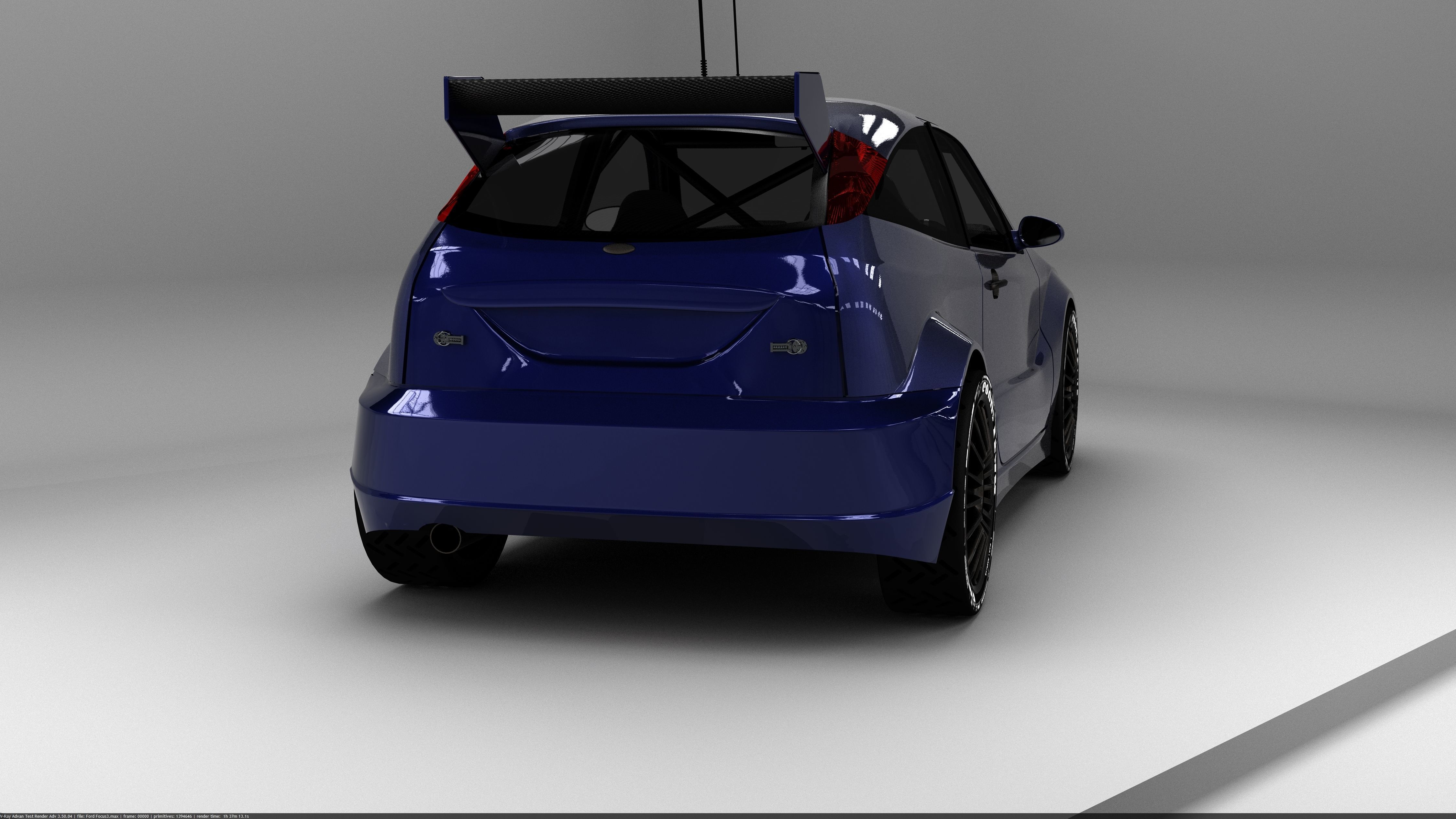 Racing Car 3D model_10