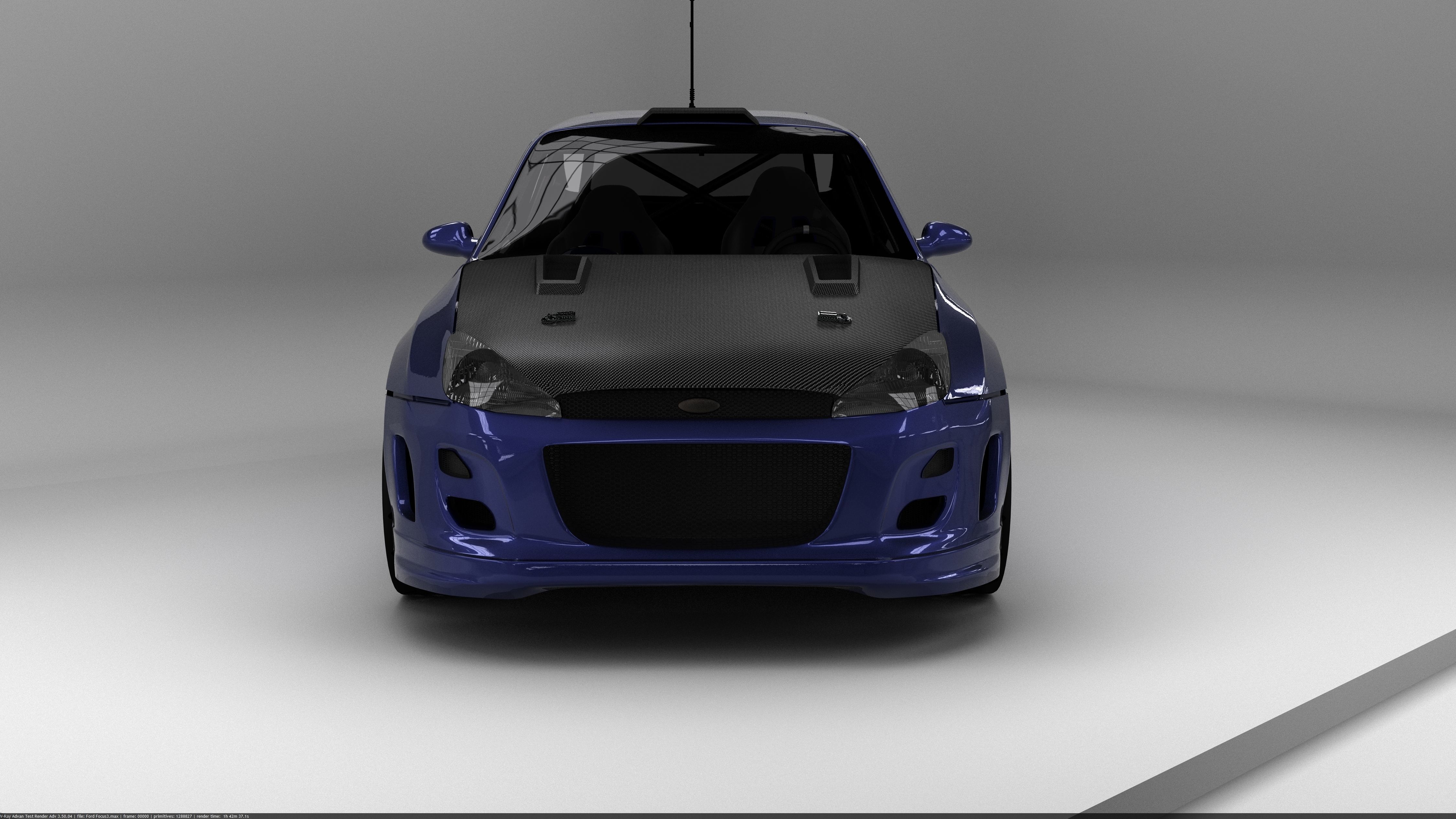 Racing Car 3D model_3