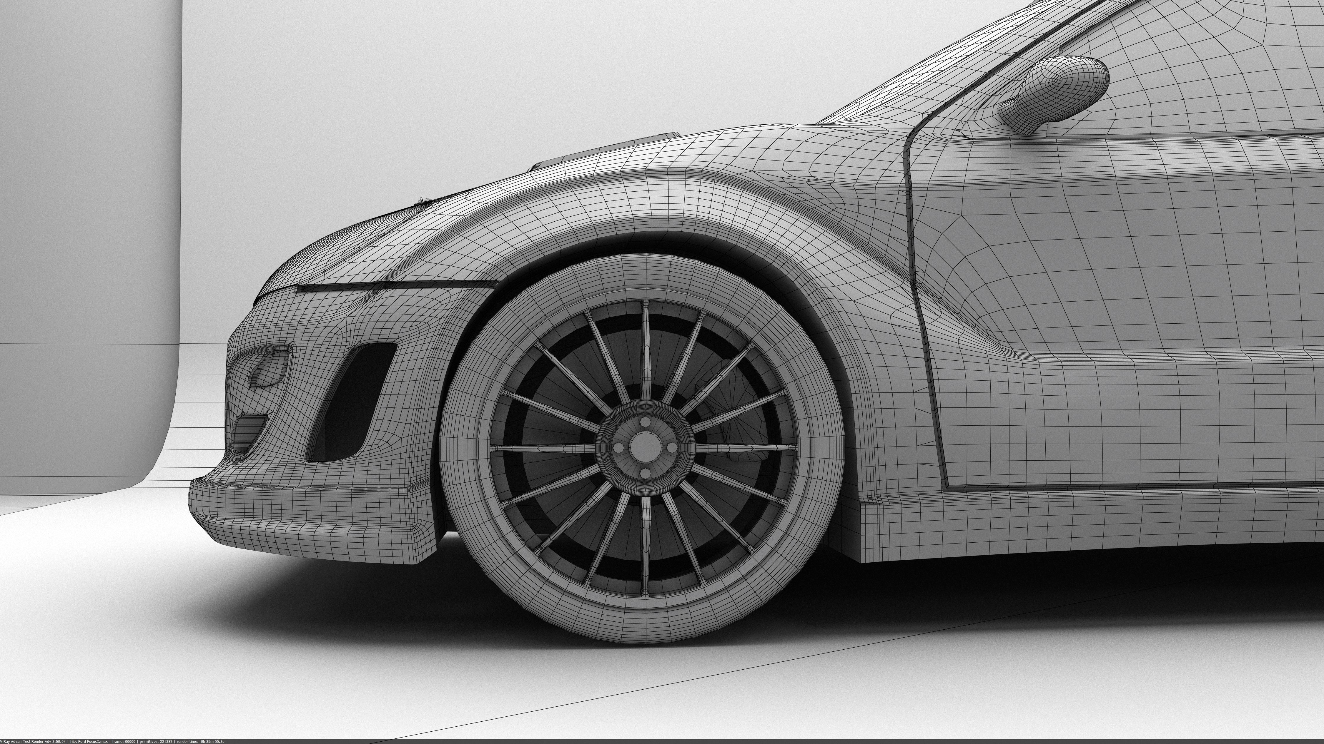 Racing Car 3D model_7