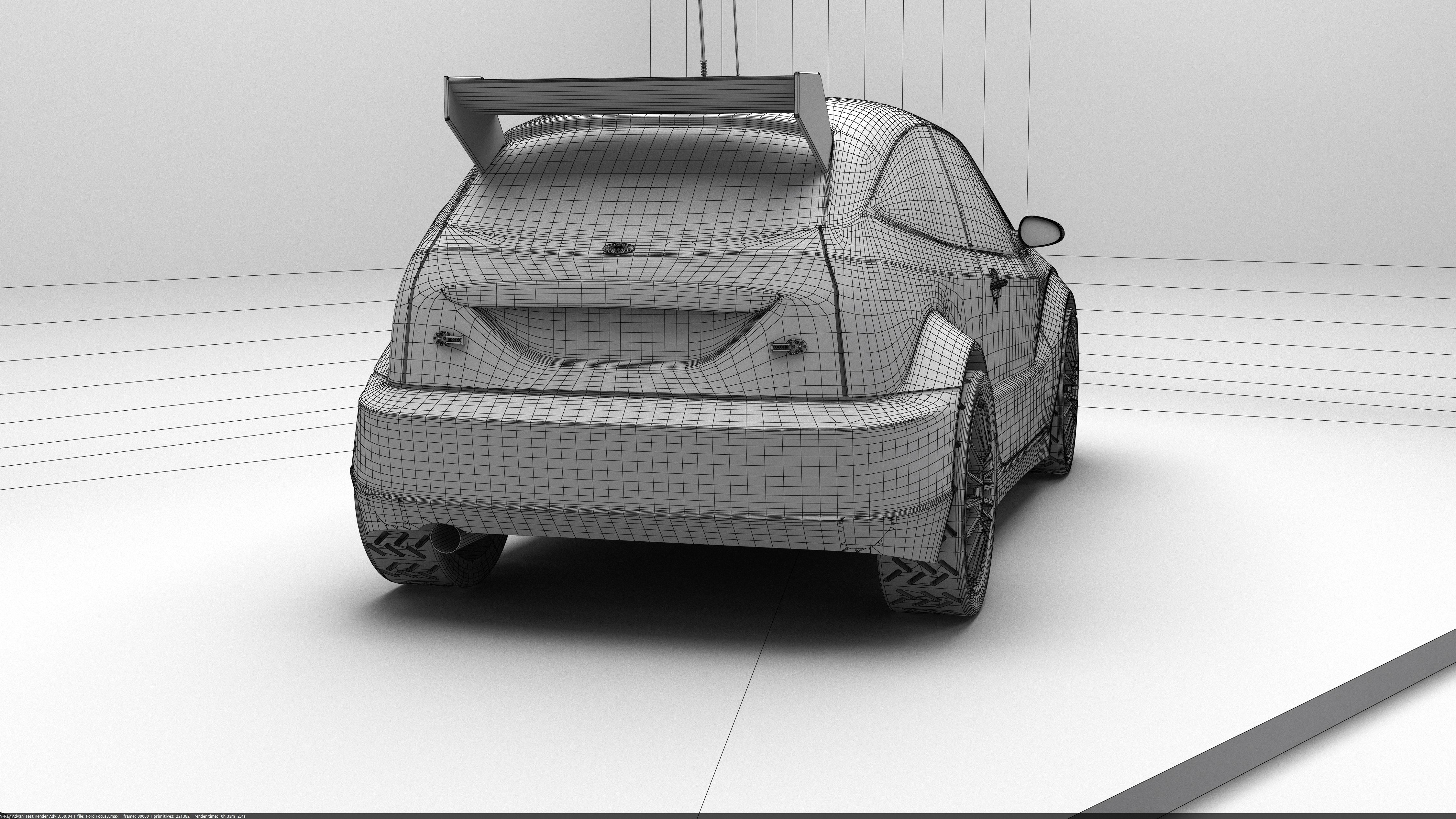 Racing Car 3D model_11