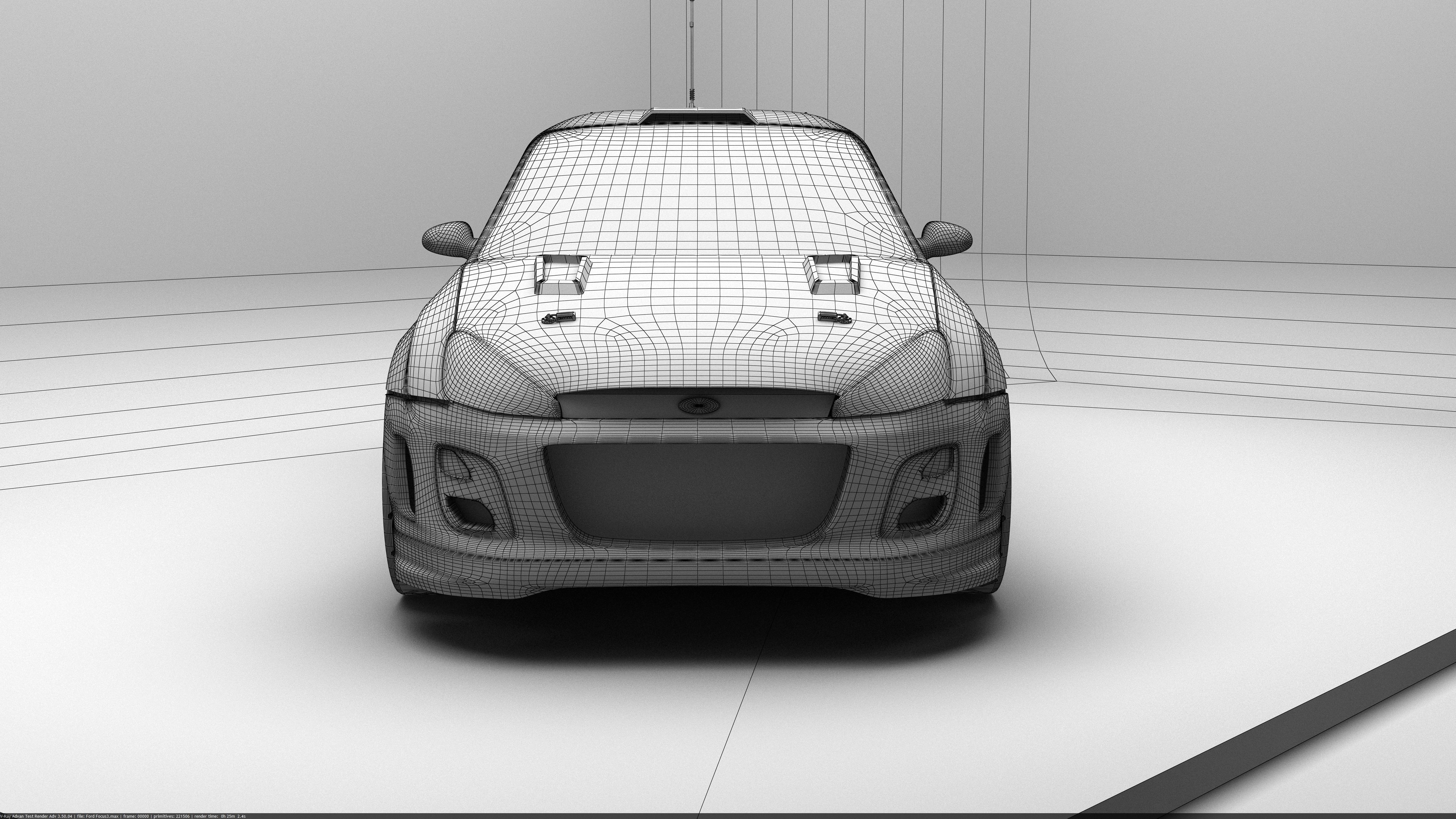 Racing Car 3D model_5