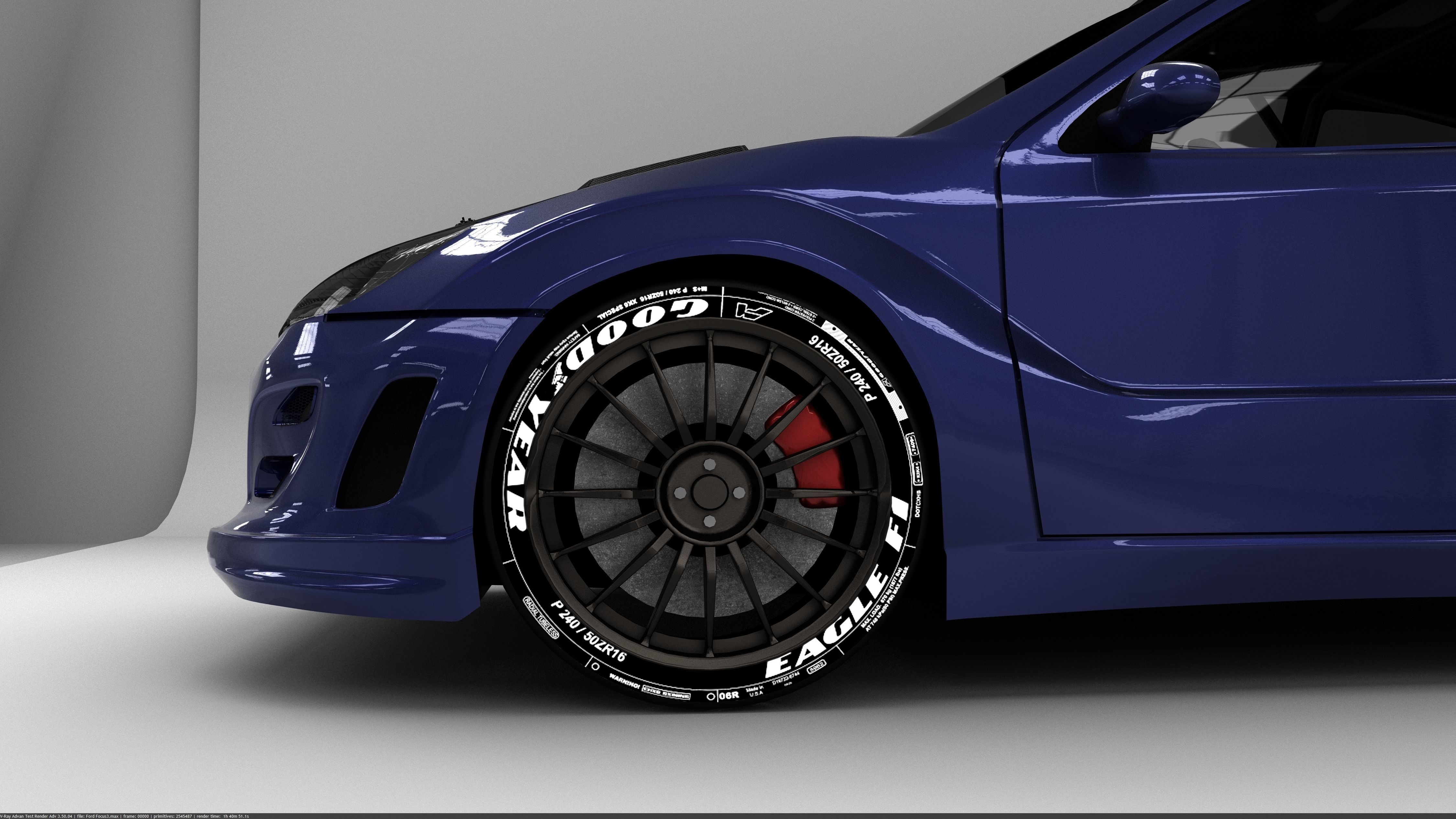 Racing Car 3D model_6