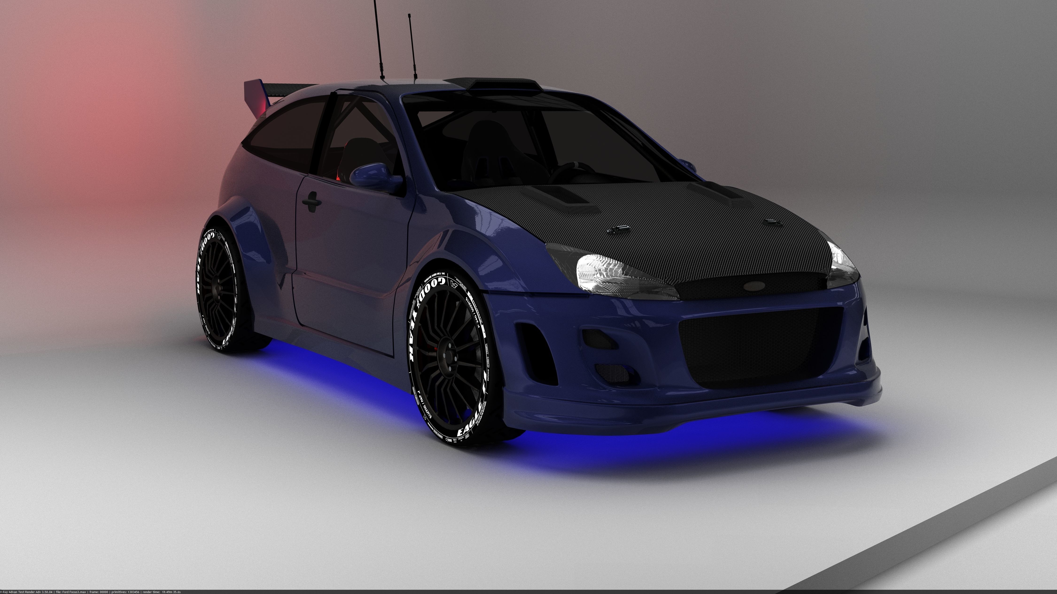 Racing Car 3D model_1