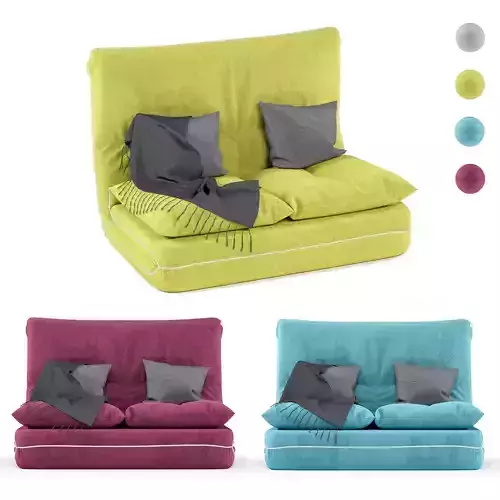 Merax Foldable Floor Couch Sofa