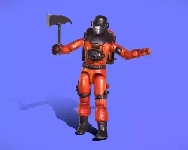 1985 GI-JOE BARBECUE-v1 - 3D SCAN