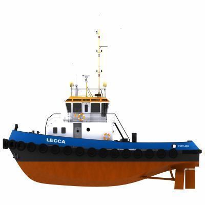 Harbour Tug - 01 - 3D model_3