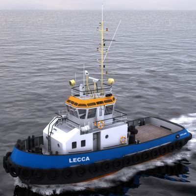 Harbour Tug - 01 - 3D model_6